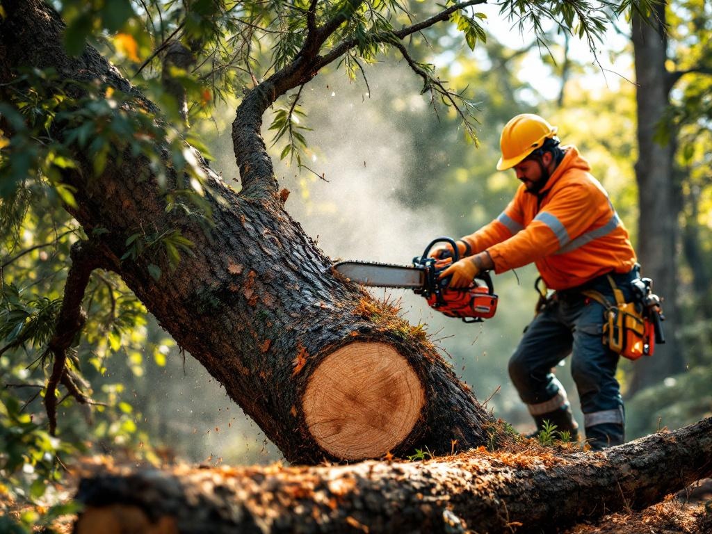 Heckenpflege – frisch geschnittene Hecke